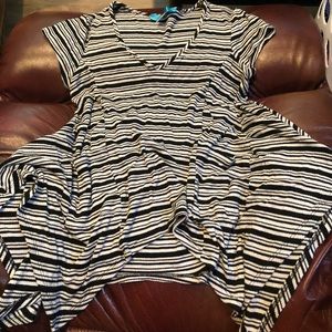 Women’s Striped Handkerchief Shirt